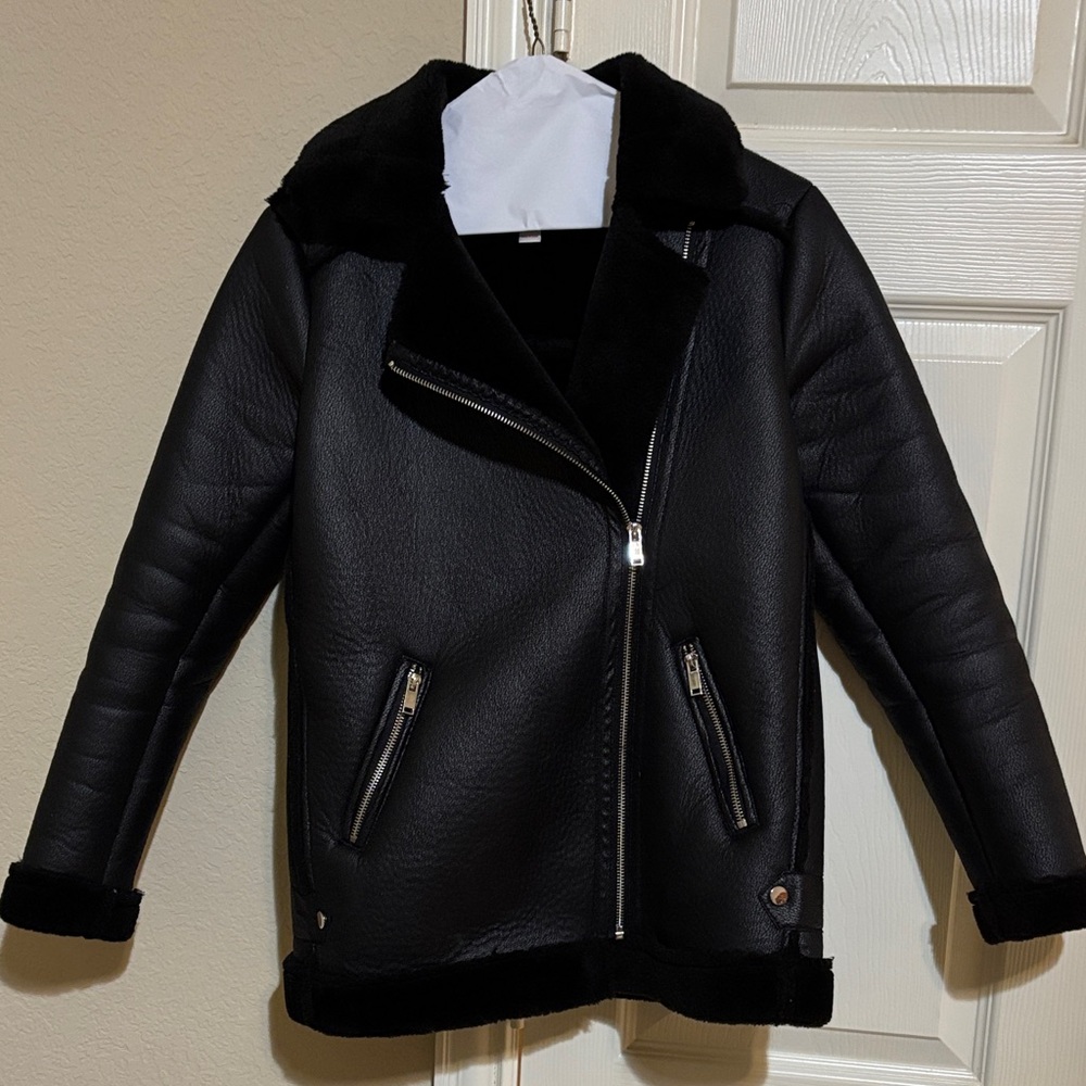 Aqua Kids Black Puffer Jacket